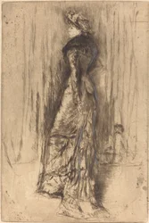 Maud, stehend, ca. 1873