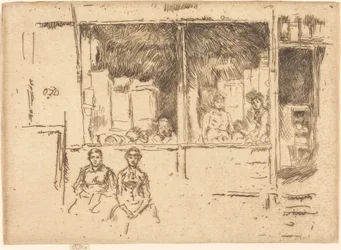 Melonenladen, Hounsditch, ca. 1886-1888