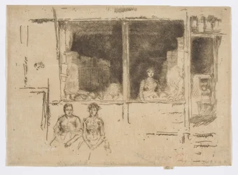 Melonenladen, Hounsditch, ca. 1886-88