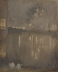 Nocturne: Grau und Gold, Kanal, Holland, 1882