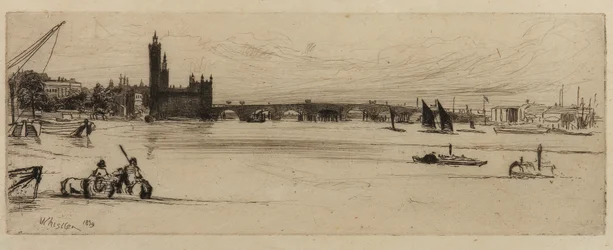 Alte Westminster-Brücke, 1859
