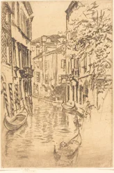 Ruhiger Kanal, 1880