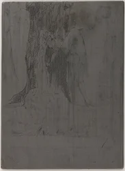 Seymour steht unter einem Baum, 1859