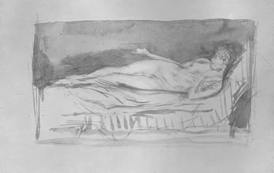Skizze eines nackten Mädchens, um 1878, 1904
