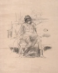 Die drapierte Figur sitzend, 1893