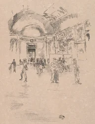 Die Lange Galerie, Louvre, 1894