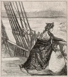 Die Tochter des Majors: Clara Vinraces Abschied von ihrem Vater, 1862