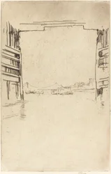 Unter der alten Battersea-Brücke
