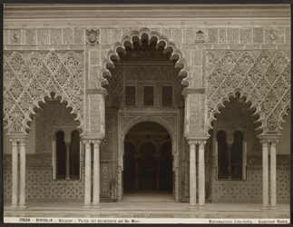 Alcázar, Tür zum Schlafzimmer der maurischen Könige