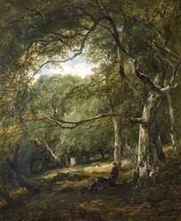Figuren im Wald