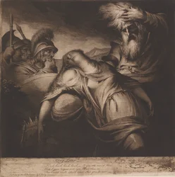 König Lear und Cordelia, Akt V, Szene 10
