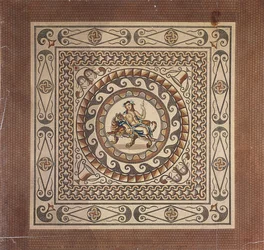 Römisches Mosaikpflaster, entdeckt in der Leadenhall Street, London