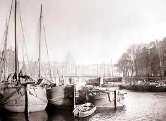 Kanalboote, Rotterdam, 1898