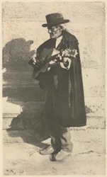 Camera Work: Ein blinder Musiker - Granada, 1914