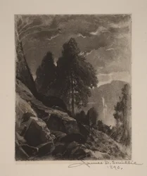 Ohne Titel (Experiment - nasse Aquatinta)