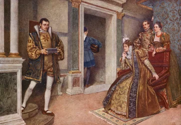 Shakespeares Der Kaufmann von Venedig: Portia, Bassanio, Nerissa und Gratiano