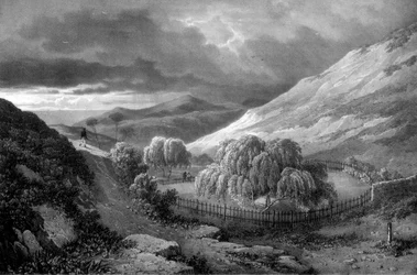 Napoleon Bonapartes Grab, Insel St. Helena, 1824