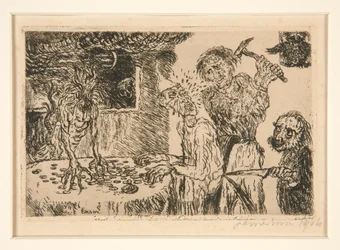 Der Geiz, aus dem Portfolio „Die Todsünden“