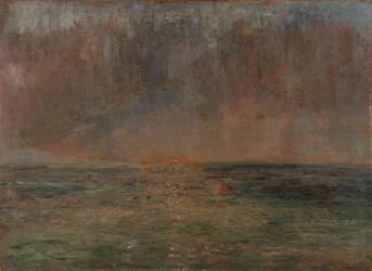 Großes Seestück - Sonnenuntergang