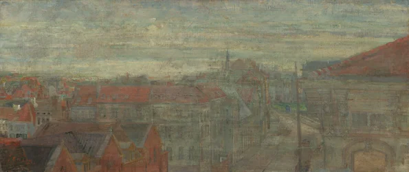 Ansicht von Phnosia. Leuchtende Wellen und Schwingungen