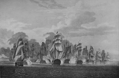 Ein gescheiterter Einmarsch in Irland, um 1799