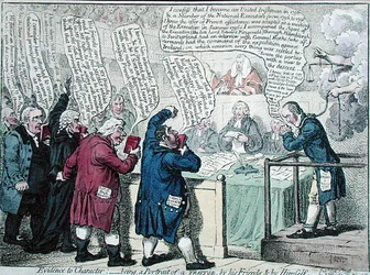 Beweis für den Charakter: ein Porträt eines Verräters, von seinen Freunden und von ihm selbst, veröffentlicht von J. Wright für die 