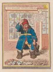 La Bonnet Rouge oder John Bull umgeht die Hutsteuer, ca. 1797