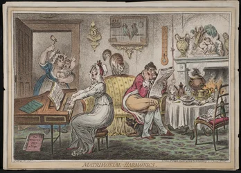 Matrimoniale Harmonien, veröffentlicht von Hannah Humphrey, 1805