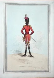 Patern-Staff, veröffentlicht von Hannah Humphrey im Jahr 1797