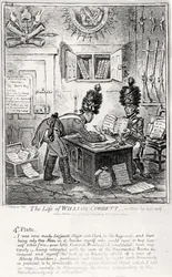 Tafel 4, aus Das Leben von William Cobbett, geschrieben von ihm selbst, veröffentlicht von H. Humphrey, 1809