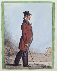 Porträt von Charles Howard, Herzog von Norfolk, veröffentlicht von Hannah Humphrey, 1800