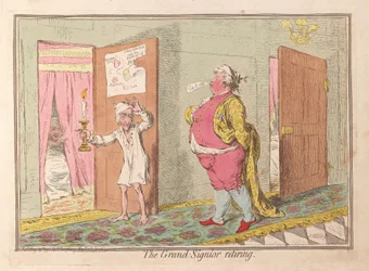 Der Großherr zieht sich zurück, veröffentlicht 1796