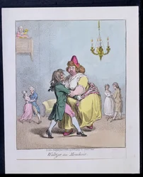 Waltzer au Mouchoir, veröffentlicht von Hannah Humphrey im Jahr 1800
