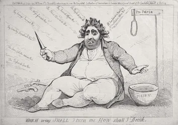 Wohin soll ich mich wenden, wie soll ich entscheiden, veröffentlicht von S.W. Fores im Jahr 1793