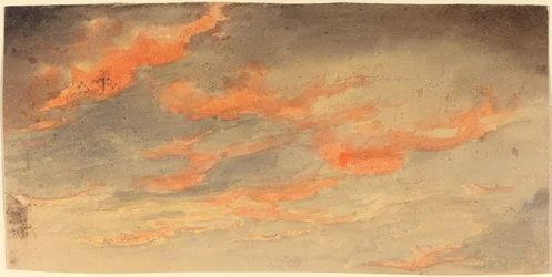 Wolken bei Sonnenuntergang