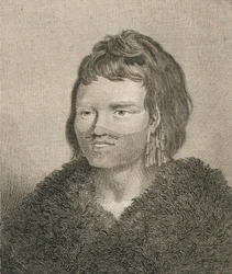Ein Eingeborener von Sandwich Sound, 1784