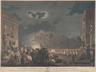 Der Aufruhr in der Broad Street am siebten Juni 1780