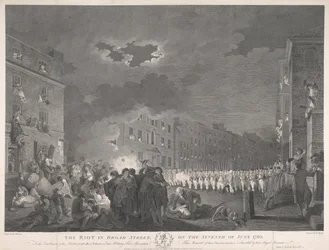 Der Aufruhr in der Broad Street am siebten Juni 1780