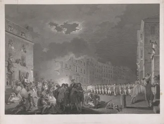 Der Aufruhr in der Broad Street am siebten Juni 1780