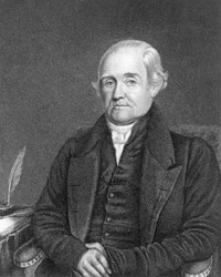 Noah Webster (1758-1843), graviert von G. Parker