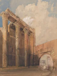 Tempel des Mars Ultor, Rom, 1840-45