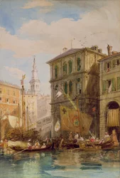 Der Palazzo Dei Camerlinghi, Venedig, ca. 1835-55