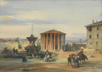 Der Tempel der Vesta, Rom