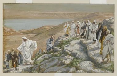 Einsetzung der zwölf Apostel, Illustration aus Das Leben unseres Herrn Jesus Christus