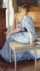 Porträt von Madame Henriette de Bonnieres, 1880er Jahre