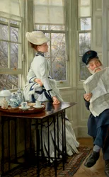 Die Nachrichten lesen, 1874