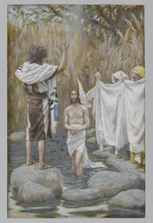 Die Taufe Jesu, Illustration aus „The Life of Our Lord Jesus Christ“