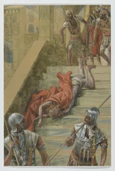 Die heilige Treppe, Illustration aus Das Leben unseres Herrn Jesus Christus, 1886-94
