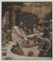 Die Hochzeit zu Kana, Illustration aus Das Leben unseres Herrn Jesus Christus