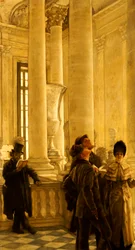 Die Nordtreppe im Louvre